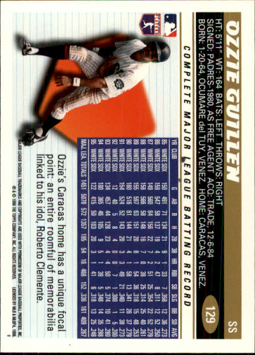 1996 Topps Baseball (Pick Card From List 1-250) C44 05-24 - Picture 251 of 485