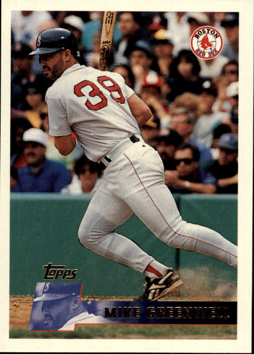 Mike Greenwell 1997 Topps #123 Boston Red Sox Baseball Card