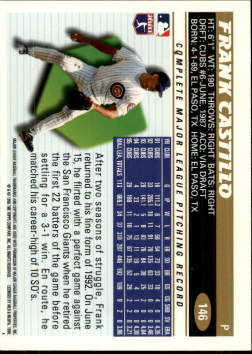 1996 Topps Baseball (Pick Card From List 1-250) C44 05-24 - Picture 285 of 485