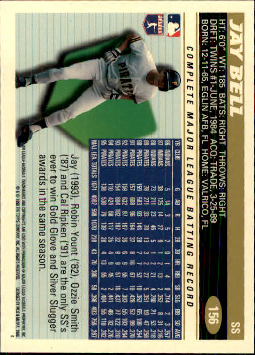 1996 Topps Baseball (Pick Card From List 1-250) C44 05-24 - Picture 305 of 485
