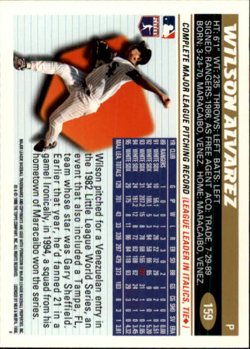 1996 Topps Baseball (Pick Card From List 1-250) C44 05-24 - Picture 311 of 485