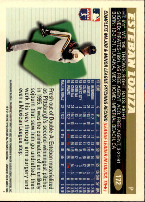 1996 Topps Baseball (Pick Card From List 1-250) C44 05-24 - Picture 337 of 485