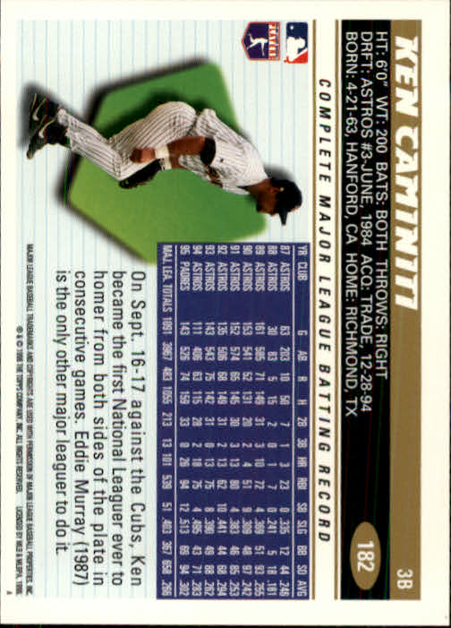 1996 Topps Baseball (Pick Card From List 1-250) C44 05-24 - Picture 355 of 485