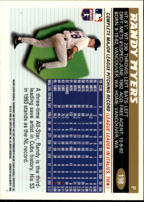 1996 Topps Baseball (Pick Card From List 1-250) C44 05-24 - Picture 387 of 485