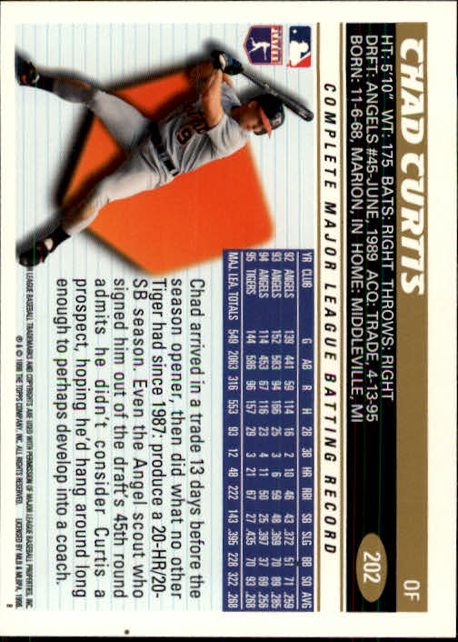 1996 Topps Baseball (Pick Card From List 1-250) C44 05-24 - Picture 395 of 485