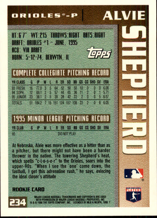 1996 Topps Baseball (Pick Card From List 1-250) C44 05-24 - Picture 453 of 485