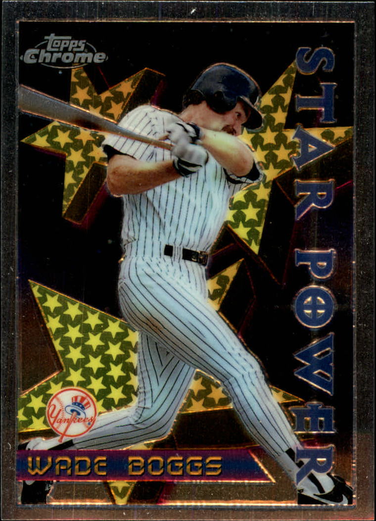 1996 Topps Chrome #85 Wade Boggs STP