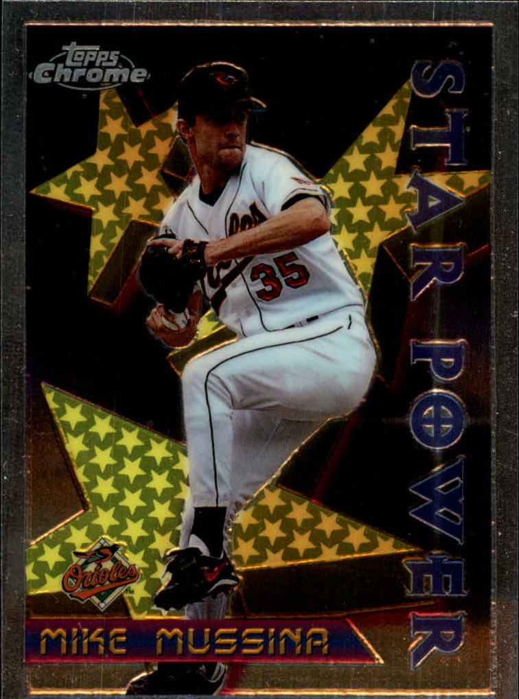 1996 Topps Chrome #88 Mike Mussina STP