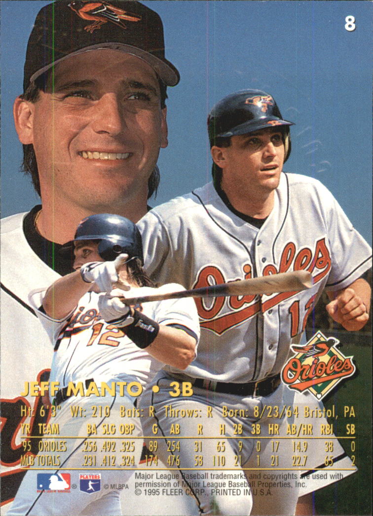 A6305- 1996 Ultra Baseball Card #s 1-600 +Inserts -You Pick- 10+ FREE US SHIP - Picture 402 of 490