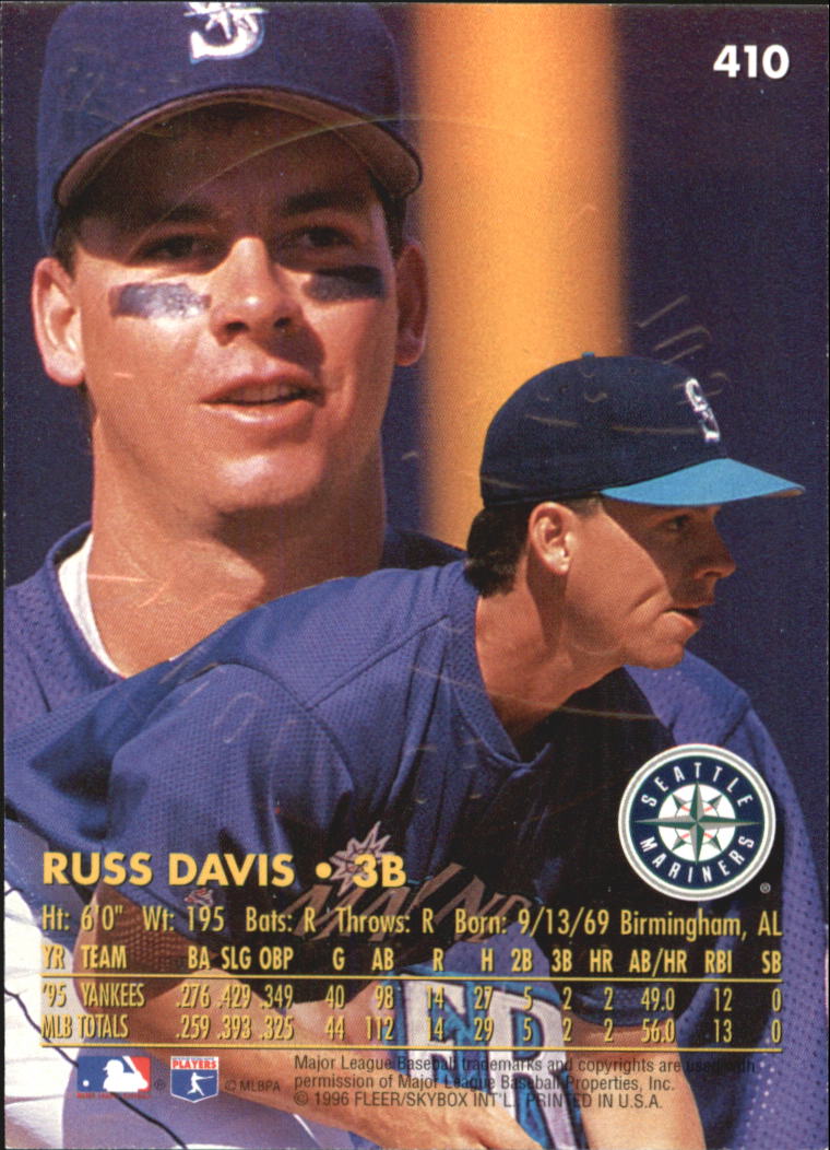 A6305- 1996 Ultra Baseball Cards Gold Parallels -You Pick- 15+ FREE US SHIP - Picture 289 of 381