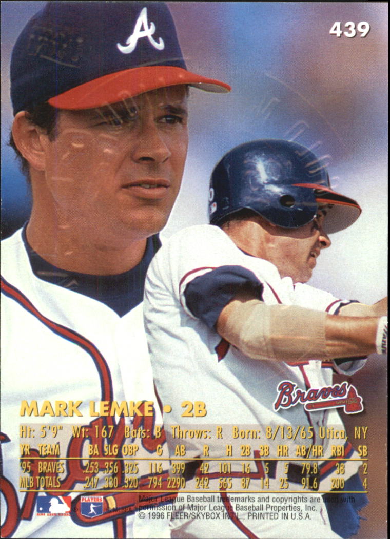 A6305- 1996 Ultra Baseball Cards Gold Parallels -You Pick- 15+ FREE US SHIP - Picture 307 of 381
