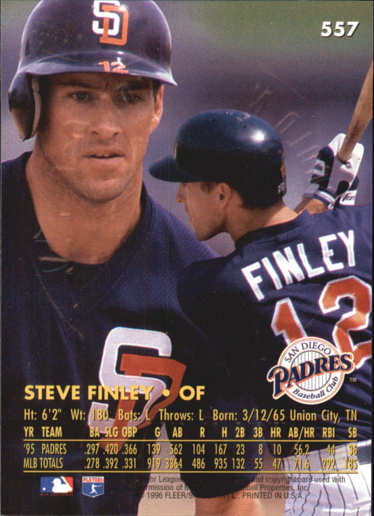 1996 Ultra Gold Medallion #557 Steve Finley