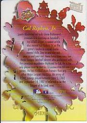 1996 Ultra Season Crowns #8 Cal Ripken back image
