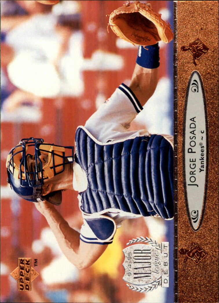 MLB Jorge Posada Signed Trading Cards, Collectible Jorge Posada