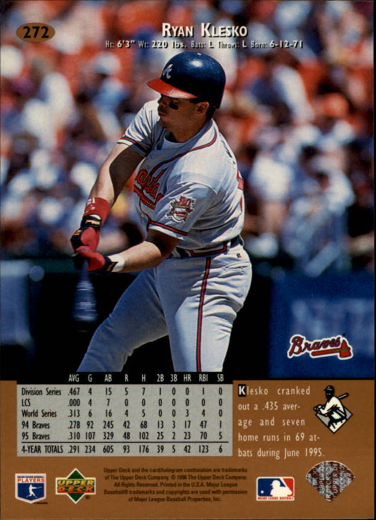 A9588- 1996 Upper Deck BB Karte #S 251-510 + Rookies -du Pick- 15 + Gratis US - Bild 45 von 297