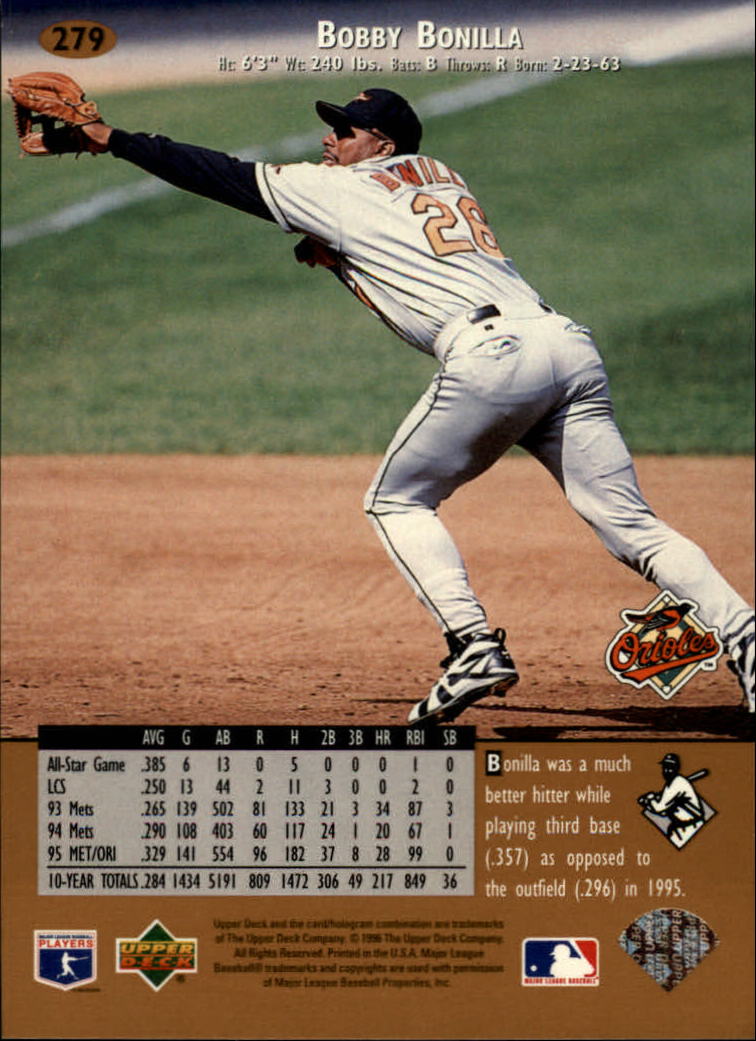 A9588- 1996 Upper Deck BB Karte #S 251-510 + Rookies -du Pick- 15 + Gratis US - Bild 59 von 297