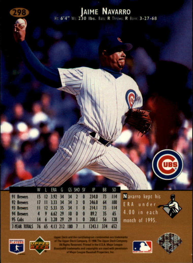 A9588- 1996 Upper Deck BB Karte #S 251-510 + Rookies -du Pick- 15 + Gratis US - Bild 97 von 297