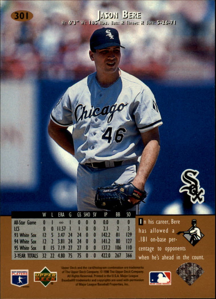 A9588- 1996 Upper Deck BB Karte #S 251-510 + Rookies -du Pick- 15 + Gratis US - Bild 101 von 297