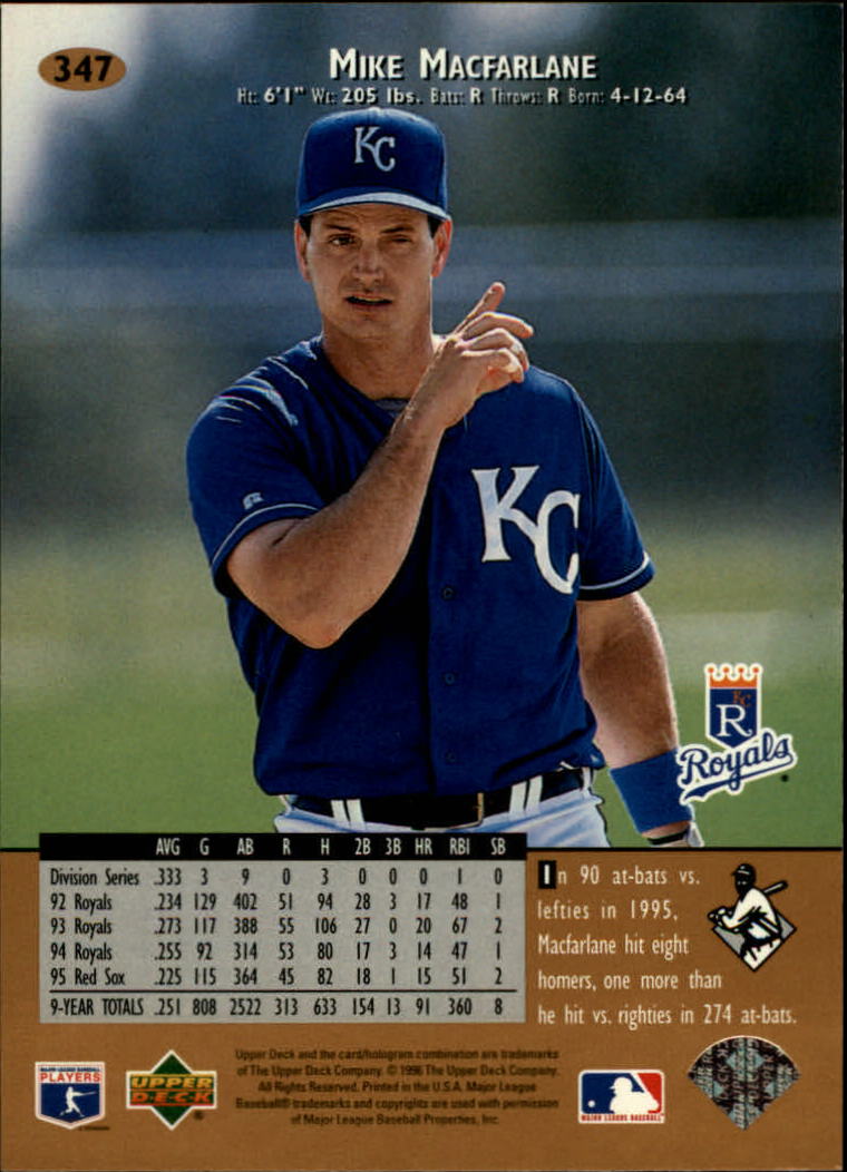 A9588- 1996 Upper Deck BB Karte #S 251-510 + Rookies -du Pick- 15 + Gratis US - Bild 193 von 297