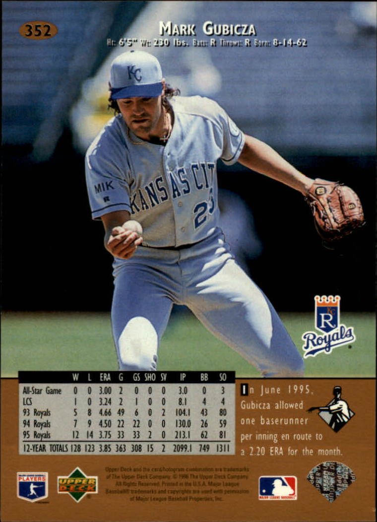 A9588- 1996 Upper Deck BB Karte #S 251-510 + Rookies -du Pick- 15 + Gratis US - Bild 203 von 297