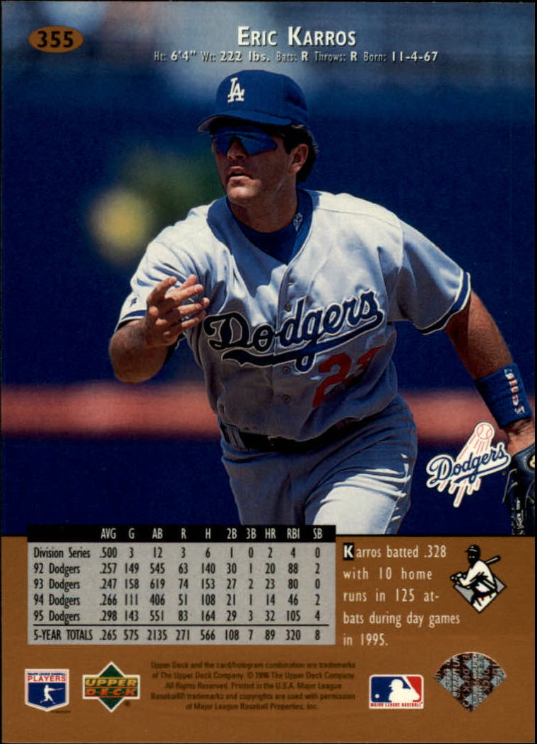 A9588- 1996 Upper Deck BB Karte #S 251-510 + Rookies -du Pick- 15 + Gratis US - Bild 209 von 297
