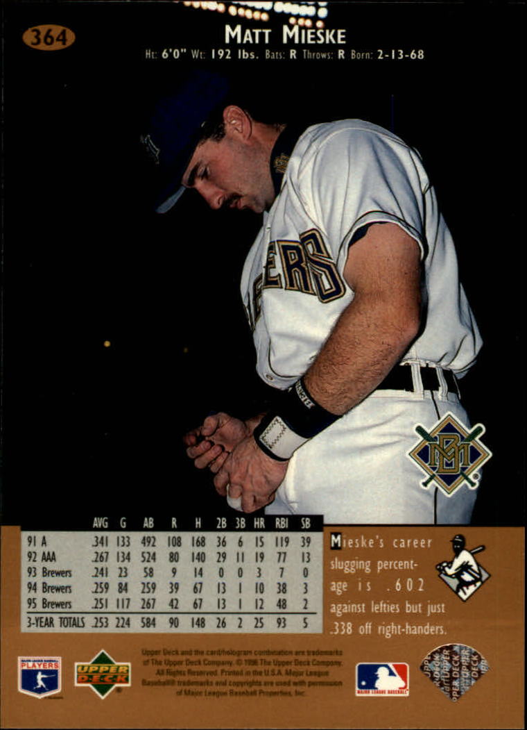 A9588- 1996 Upper Deck BB Karte #S 251-510 + Rookies -du Pick- 15 + Gratis US - Bild 227 von 297