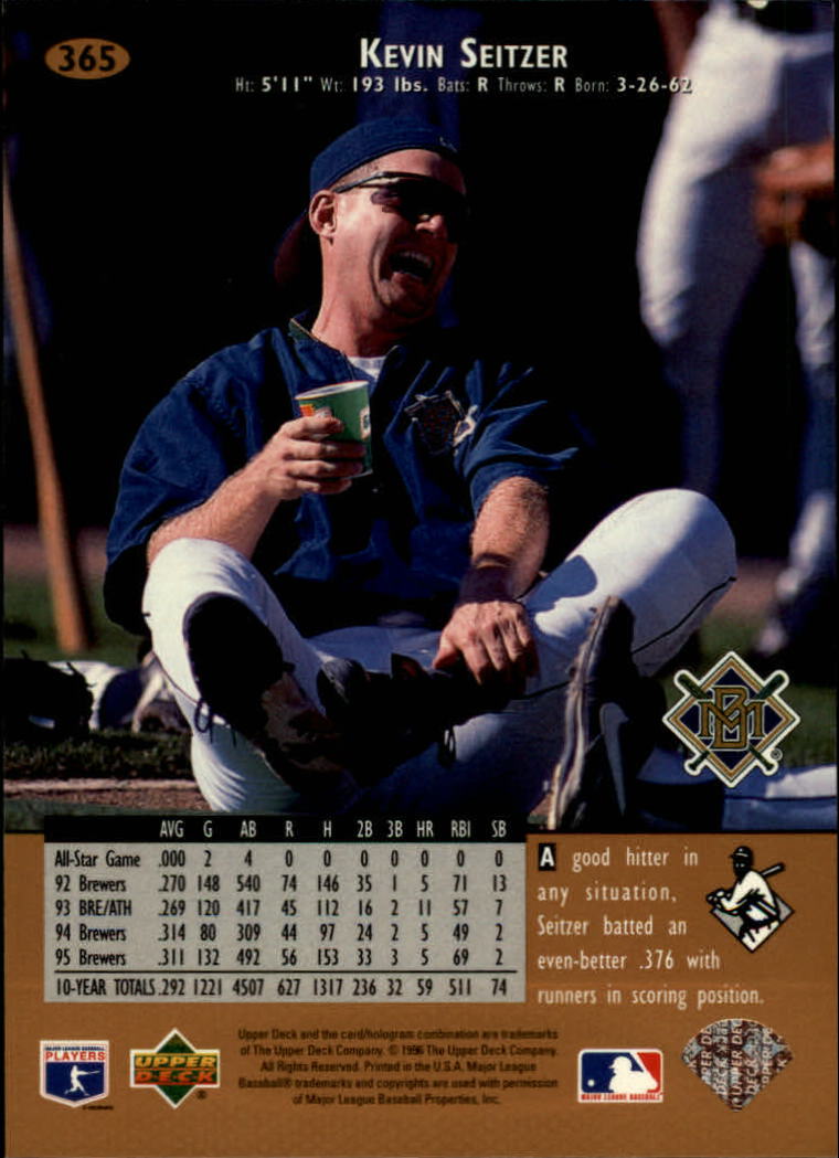 A9588- 1996 Upper Deck BB Karte #S 251-510 + Rookies -du Pick- 15 + Gratis US - Bild 229 von 297
