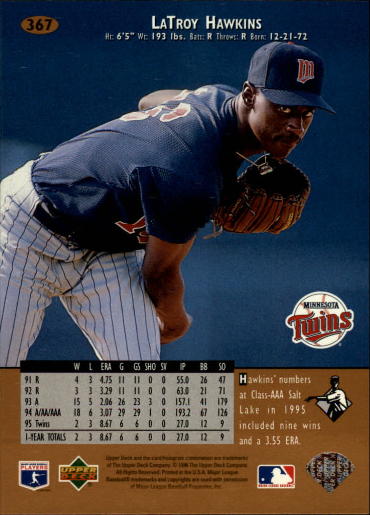 A9588- 1996 Upper Deck BB Karte #S 251-510 + Rookies -du Pick- 15 + Gratis US - Bild 233 von 297