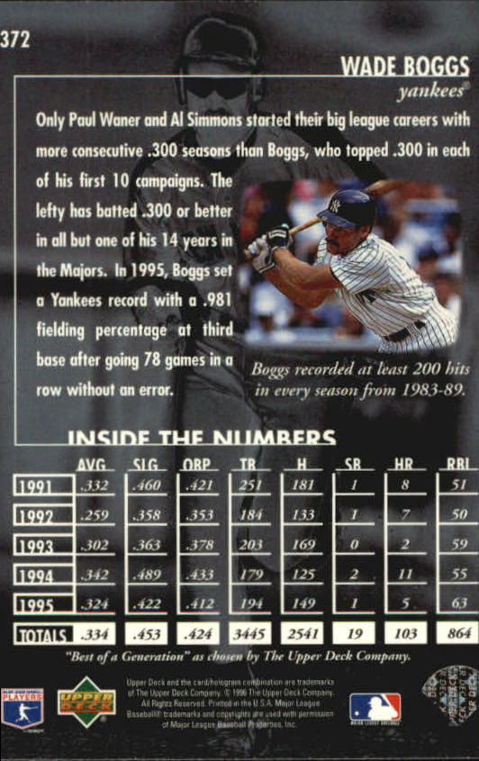 A9588- 1996 Upper Deck BB Karte #S 251-510 + Rookies -du Pick- 15 + Gratis US - Bild 243 von 297