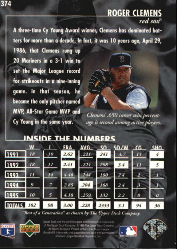 A9588- 1996 Upper Deck BB Karte #S 251-510 + Rookies -du Pick- 15 + Gratis US - Bild 247 von 297