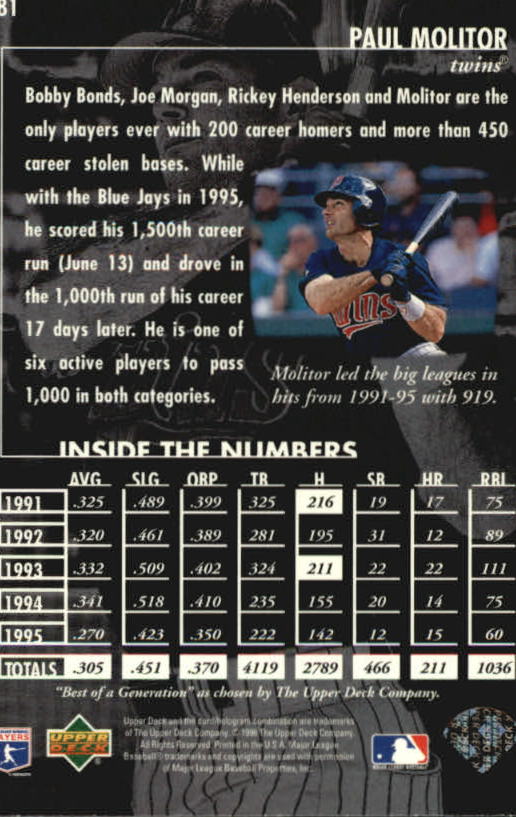 A9588- 1996 Upper Deck BB Karte #S 251-510 + Rookies -du Pick- 15 + Gratis US - Bild 261 von 297