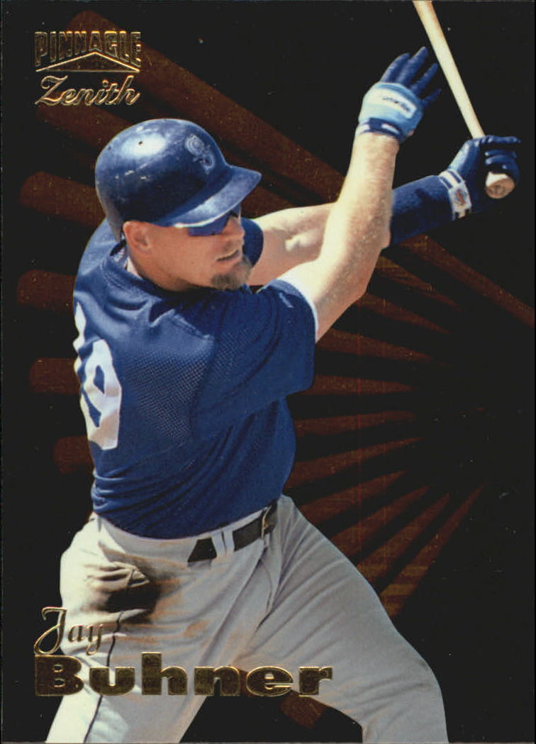 Jay Buhner autographed baseball card (Seattle Mariners) 1996