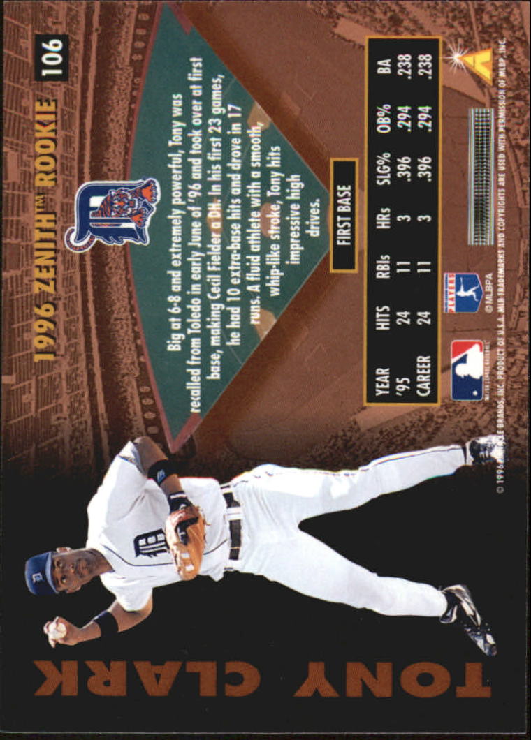B2515- 1996 Zenith Baseball Karten 1-150 + Einsätze -du Pick- 15 + Gratis US - Bild 257 von 273