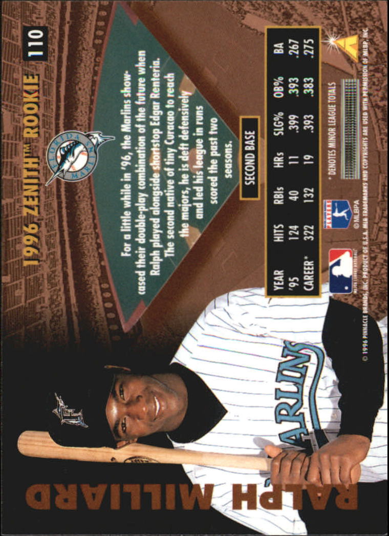 B2515- 1996 Zenith Baseball Karten 1-150 + Einsätze -du Pick- 15 + Gratis US - Bild 39 von 273