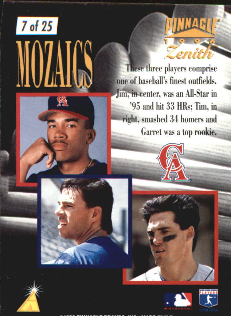 1996 Zenith Mozaics #7 Edmonds/Salmon/Anderson back image