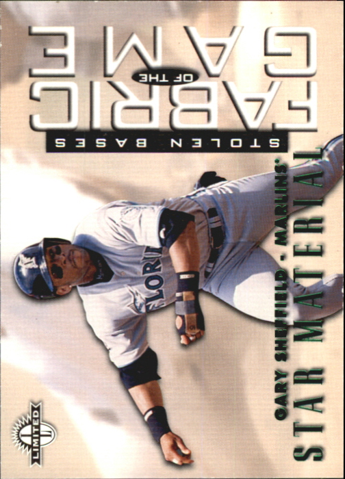 1997 Donruss Limited Fabric of the Game #67 Gary Sheffield S