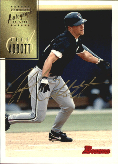 1997 Bowman Certified Gold Ink Autographs #CA1 Jeff Abbott