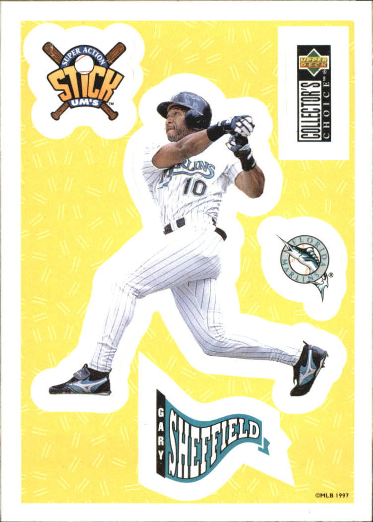 1996 Collector's Choice #560 Gary Sheffield Florida Marlins Baseball Card NM