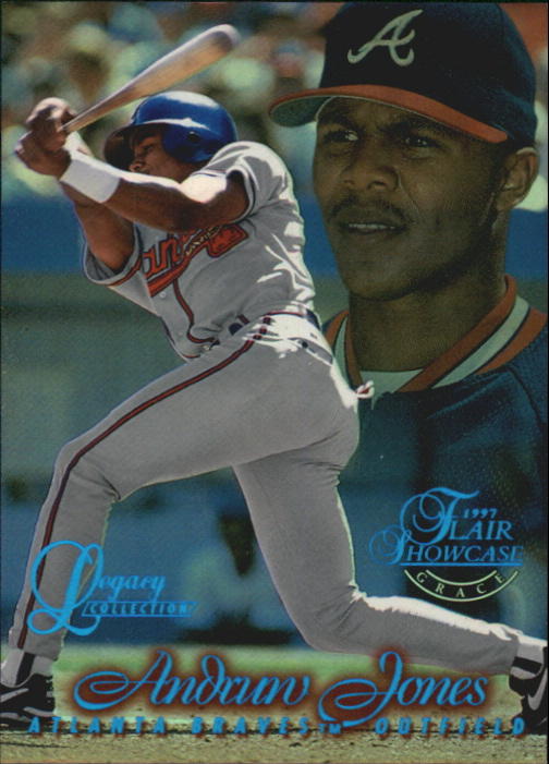 1997 Flair Showcase Legacy Collection Row 1 #1 Andruw Jones