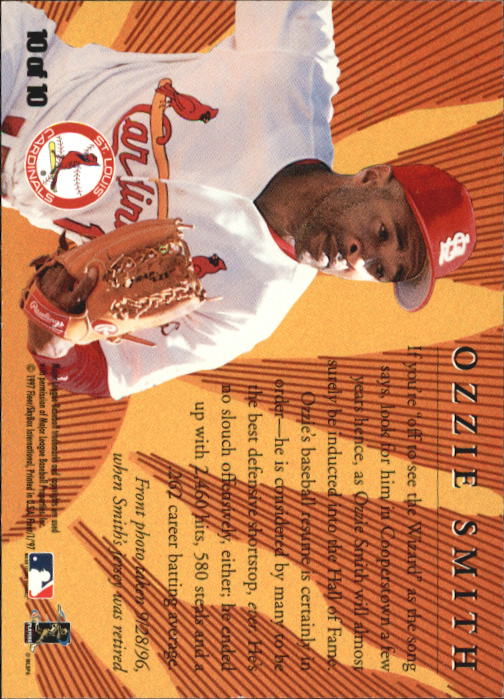 1997 Fleer Baseball "Goldene Erinnerungen" Einsatzkarten - Bild 9 von 9