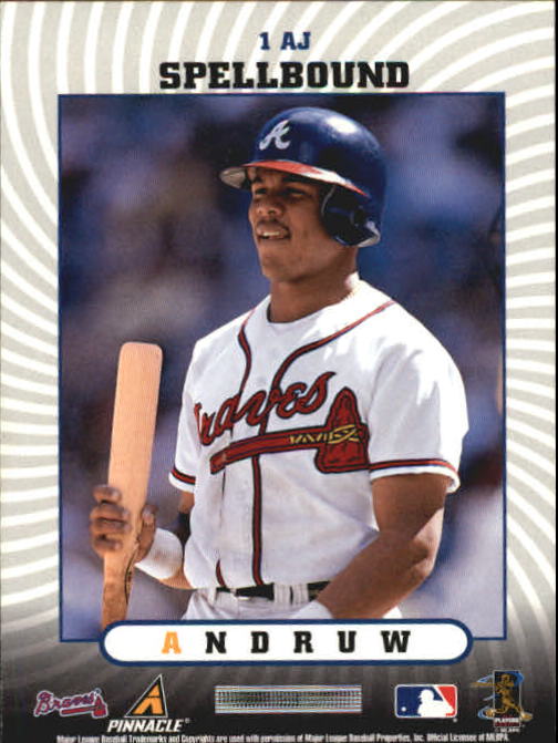 1997 New Pinnacle Spellbound #AJ1 Andruw Jones A back image
