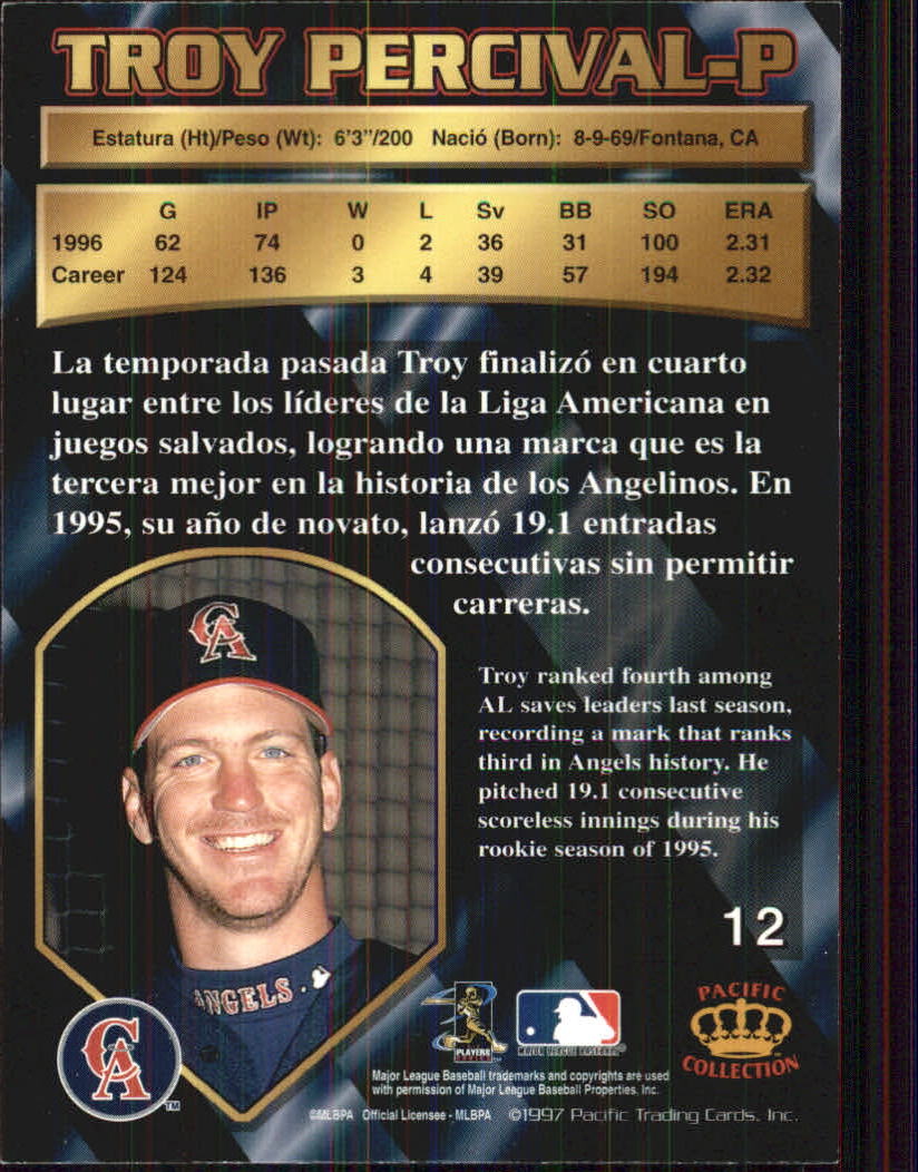 B1494- 1997 Pacific Baseball Cards 1-250 +Rookies -You Pick- 15+ FREE US SHIP - Picture 25 of 425