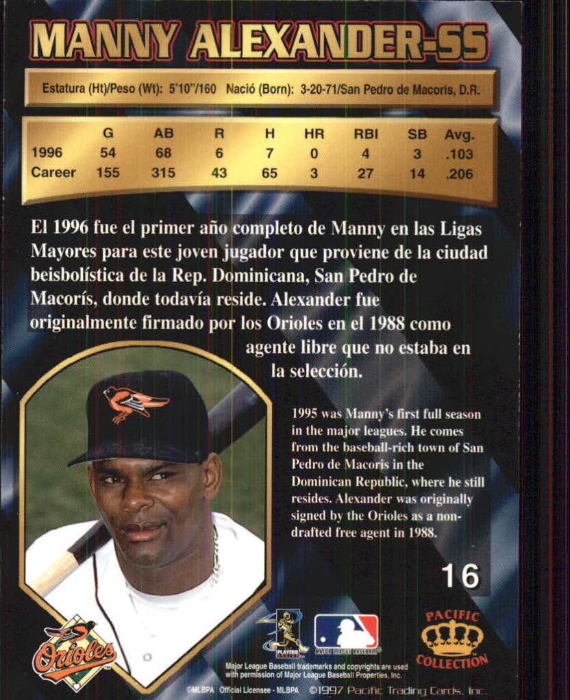 B1494- 1997 Pacific Baseball Cards 1-250 +Rookies -You Pick- 15+ FREE US SHIP - Picture 33 of 425