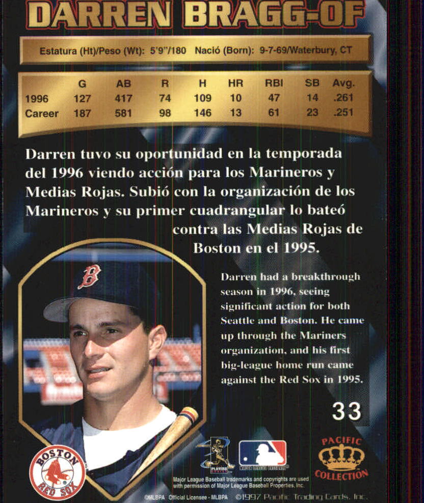 B1494- 1997 Pacific Baseball Cards 1-250 +Rookies -You Pick- 15+ FREE US SHIP - Picture 61 of 425