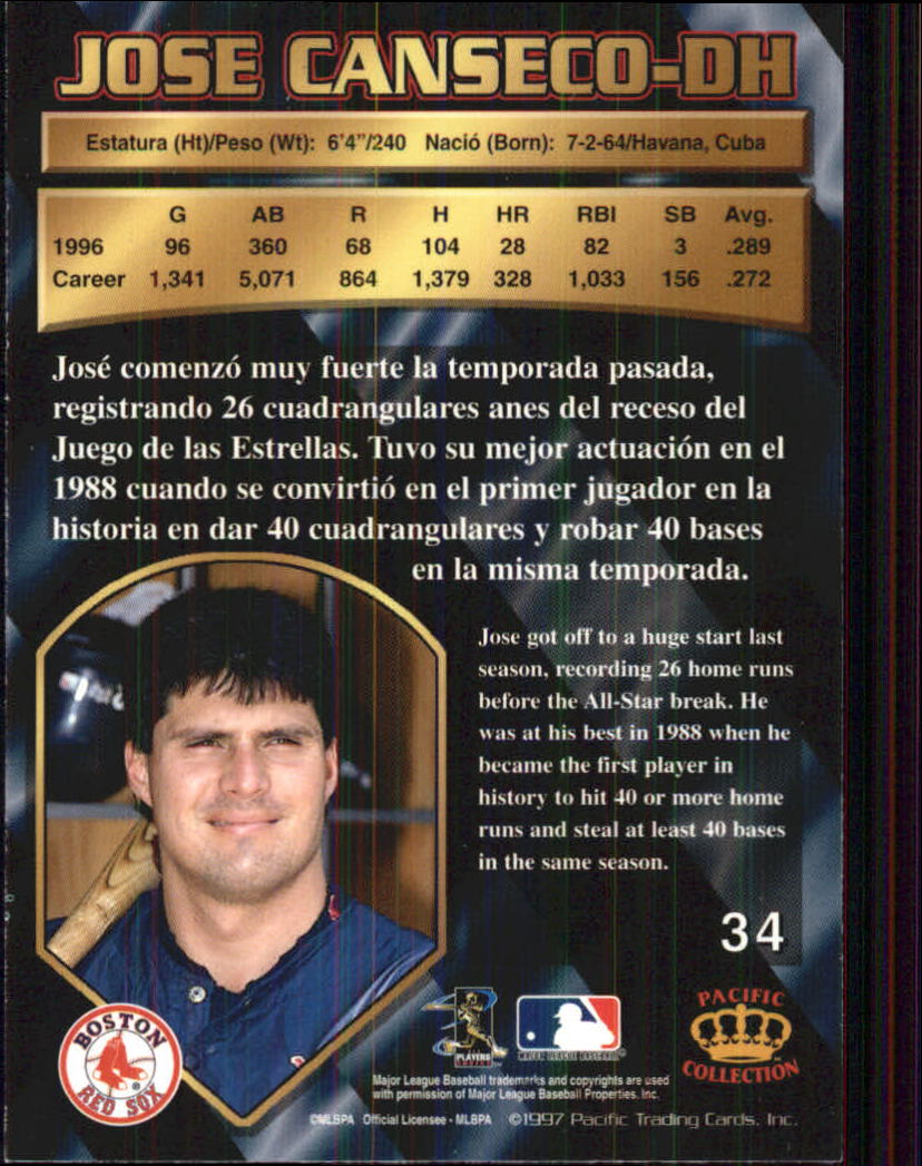 B1494- 1997 Pacific Baseball Cards 1-250 +Rookies -You Pick- 15+ FREE US SHIP - Picture 63 of 425