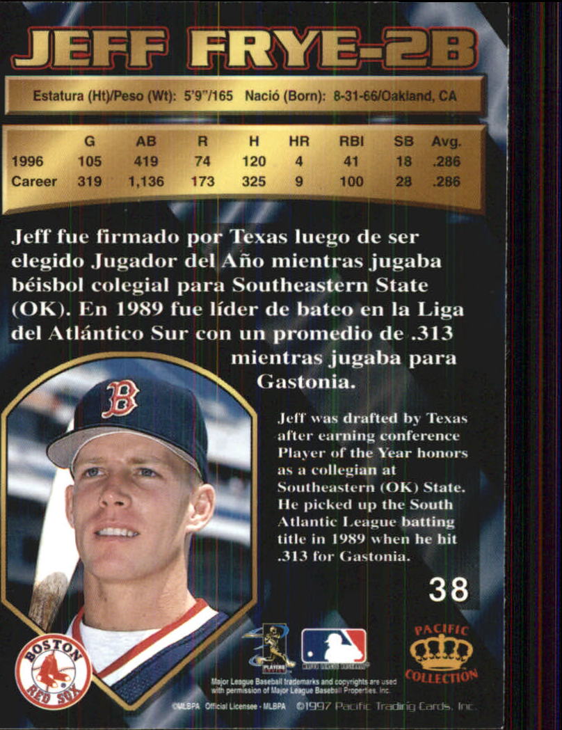 B1494- 1997 Pacific Baseball Cards 1-250 +Rookies -You Pick- 15+ FREE US SHIP - Picture 67 of 425