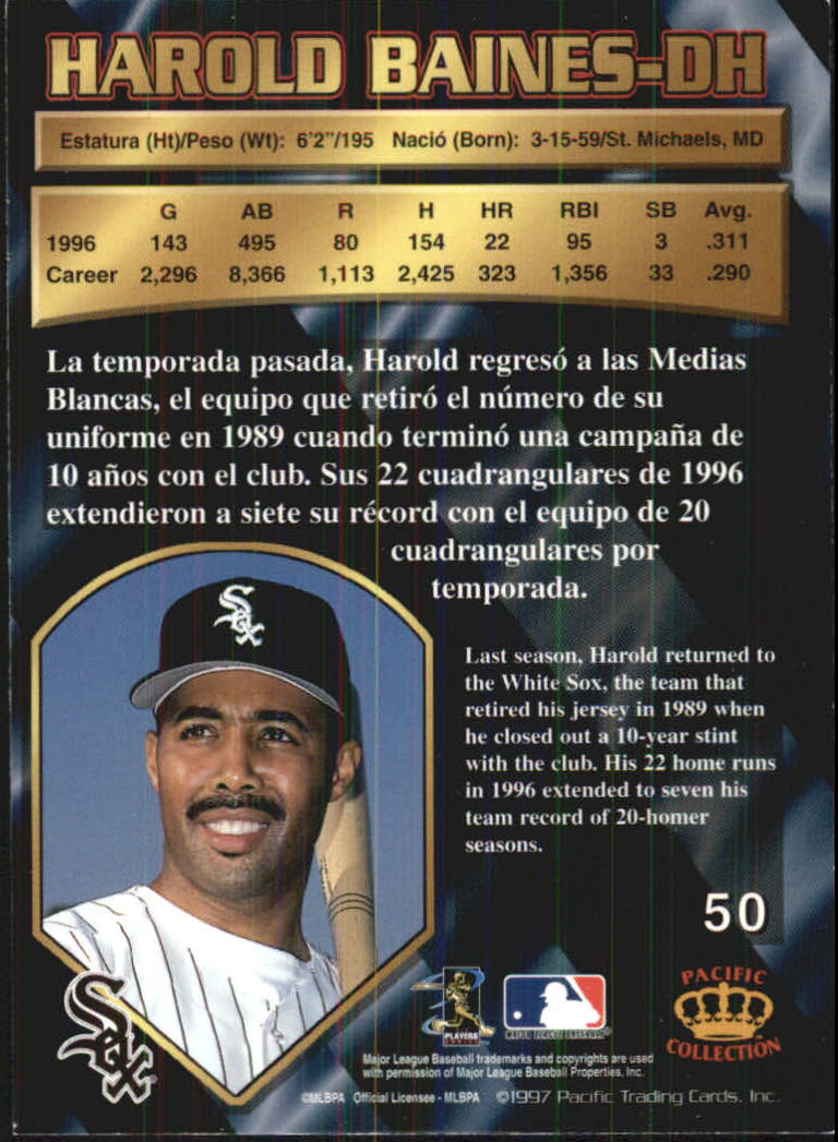 B1494- 1997 Pacific Baseball Cards 1-250 +Rookies -You Pick- 15+ FREE US SHIP - Picture 91 of 425