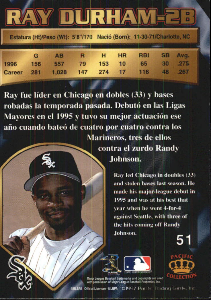 B1494- 1997 Pacific Baseball Cards 1-250 +Rookies -You Pick- 15+ FREE US SHIP - Picture 93 of 425