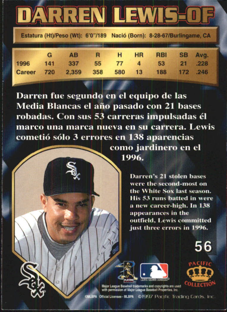 B1494- 1997 Pacific Baseball Cards 1-250 +Rookies -You Pick- 15+ FREE US SHIP - Picture 103 of 425