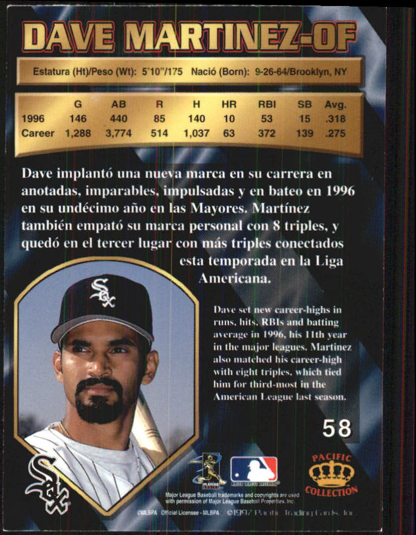 B1494- 1997 Pacific Baseball Cards 1-250 +Rookies -You Pick- 15+ FREE US SHIP - Picture 107 of 425